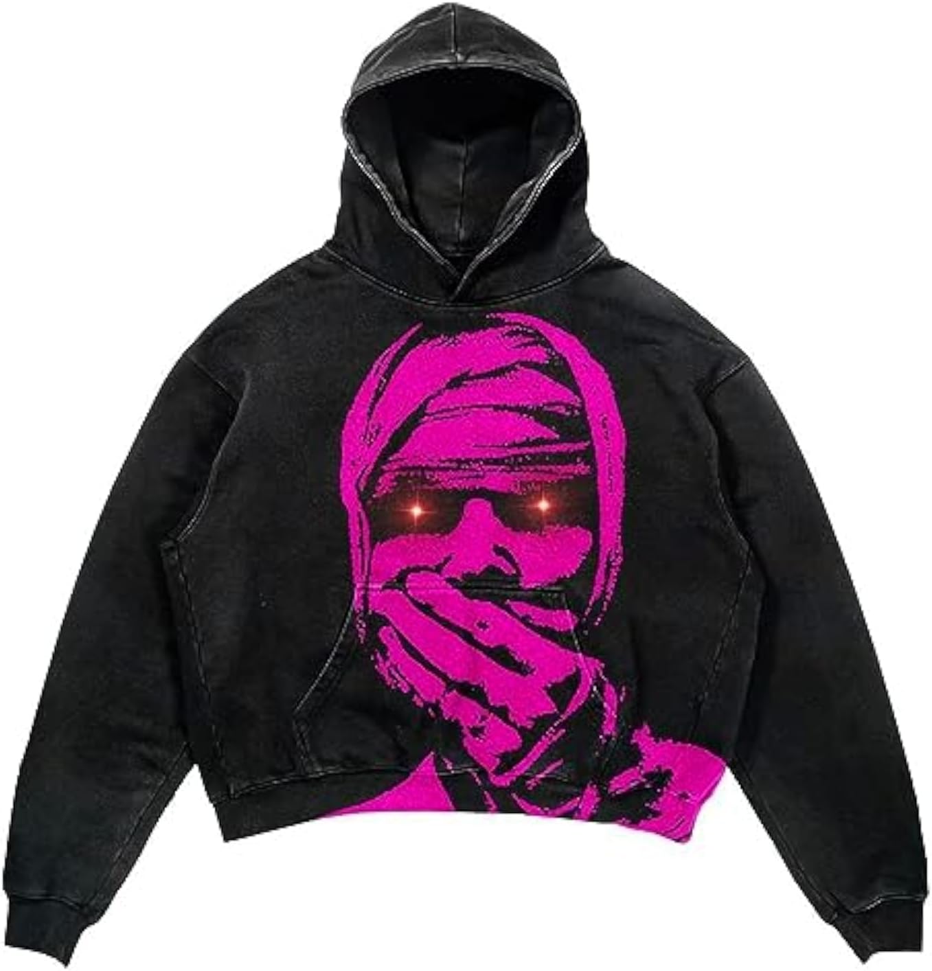 Obenie Halloween Y2K Hoodie Gothic Casual Alphabet Blast Print Pattern Skull Fashion Hoodie Men Harajuku Men Clothing Obenie Halloween Y2K Hoodie Gothic Casual Alphabet Blast Print Pattern Skull Fashion Hoodie Men Harajuku Men Clothing