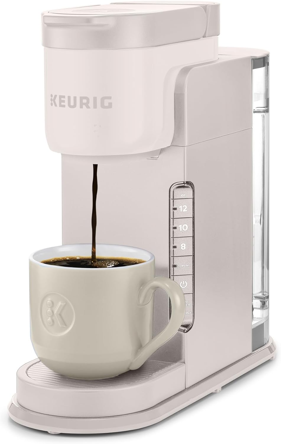 Keurig K-Express Single Serve Coffee Maker Strong Brew Option, 42oz Reservoir, Sleek Design for Holiday Hosting & Gifting, Warm Stone Keurig K-Express Single Serve Coffee Maker Strong Brew Option, 42oz Reservoir, Sleek Design for Holiday Hosting & Gifting, Warm Stone