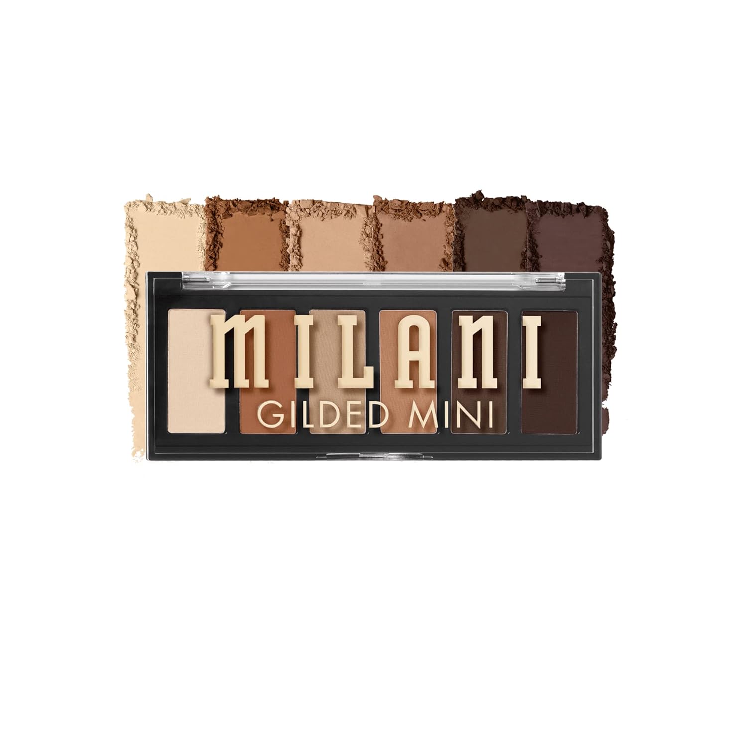 Milani Gilded Mini Eyeshadow Palette with 6 Matte & Shimmer Hues - Whiskey Business Milani Gilded Mini Eyeshadow Palette with 6 Matte & Shimmer Hues - Whiskey Business