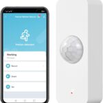 WiFi Motion Sensor, Smart Motion Detector for Home Security, Wireless Motion Sensor App Remote Monitor, Voice Command Compatible with Alexa. 1 Pack