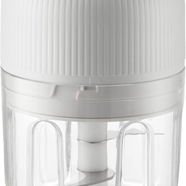 ELECTRIC GARLIC MINCE, 250ML Food Chopper USB, Mini Vegetable Chopper, Garlic Mincer, Onion Chopper, Portable Small Food Processor (white)