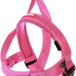 EzyDog Quick Fit Dog Harness  No Pull Harness for Training, Everyday Walking, and Easy Control - Adjustable Fit, Reflective, and Padded (Small, Pink)