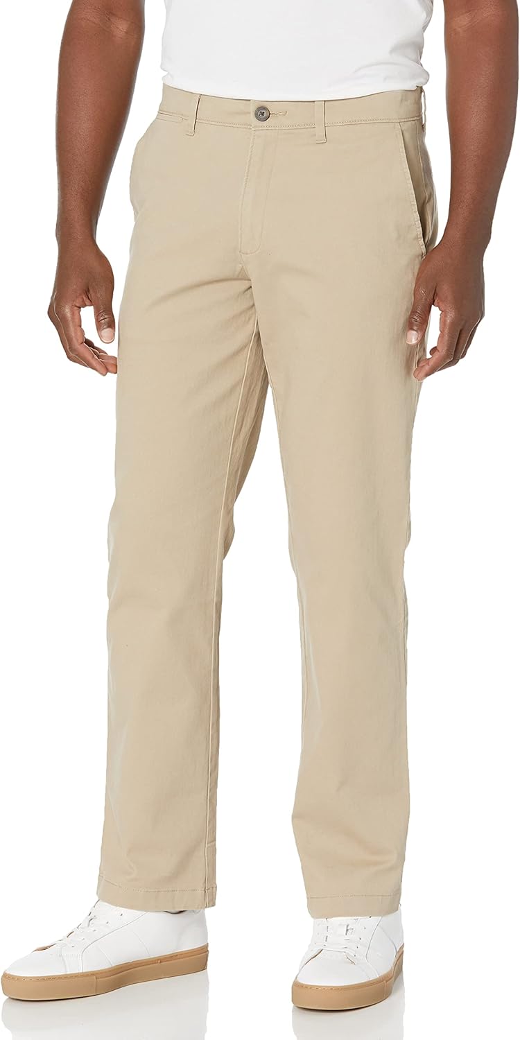 Amazon Essentials Mens Straight-Fit Casual Stretch Chino Pant