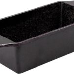 Lodge Cast Iron Loaf Pan 8.5x4.5 Inch, Black
