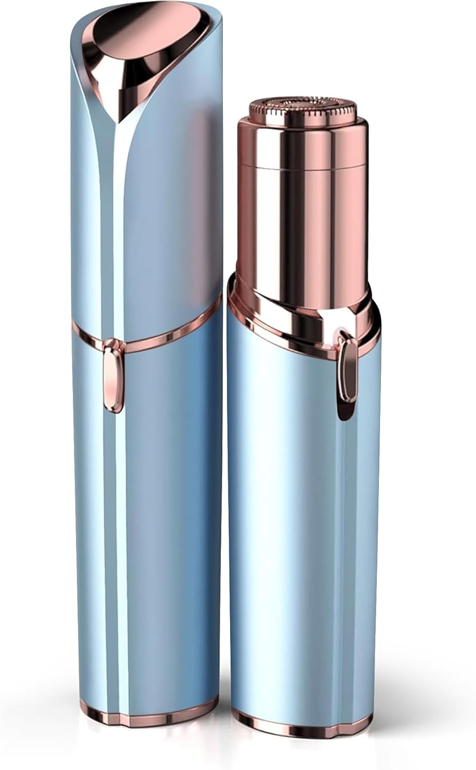 Facial Hair Remover for Women - as Seen on TV Painless Face Shaver - Electric Hair Removal Device for Face Lips Peach Fuzz with Light (Blue) Facial Hair Remover for Women - as Seen on TV Painless Face Shaver - Electric Hair Removal Device for Face Lips Peach Fuzz with Light (Blue)