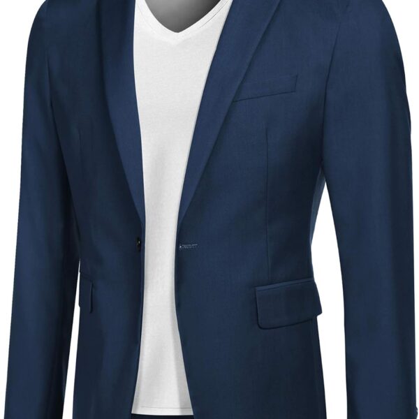 COOFANDY Mens Sport Coat Casual Blazer One Button Business Suit Jacket