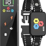 3300ft Dog Training Collar with Remote,Waterproof Dog Shock Collar for Small Medium Large Dogs, Electric Dog Collar with Beep Vibration Shock Boost Shock and Security Lock (Black 2)