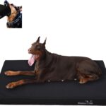 KHONSU PET Outdoor Waterproof Dog Bed Durable Tough Bed - Not Chew Proof (100lb Size XXL)