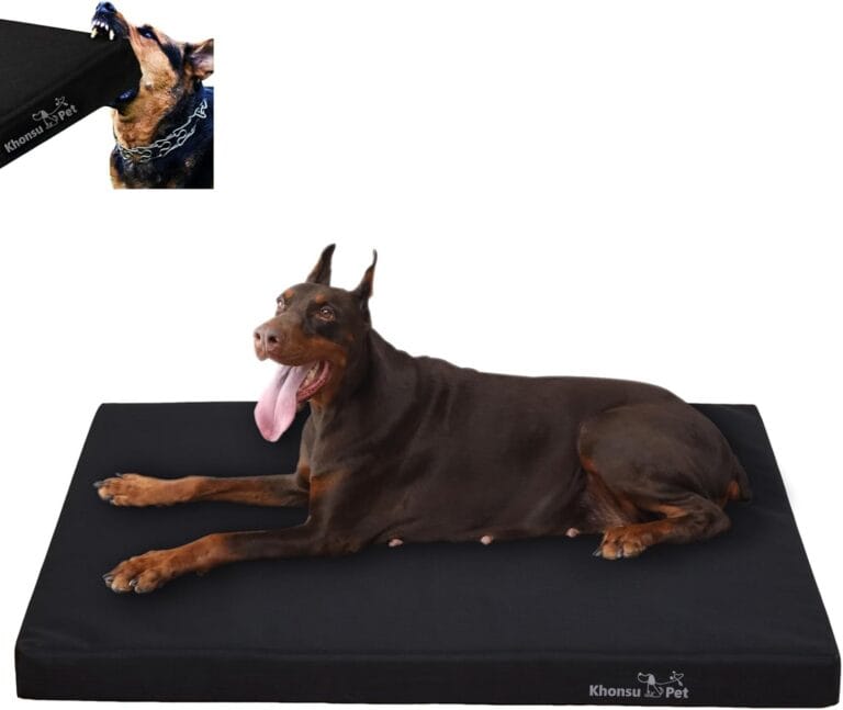 KHONSU PET Outdoor Waterproof Dog Bed Durable Tough Bed - Not Chew Proof (100lb Size XXL)