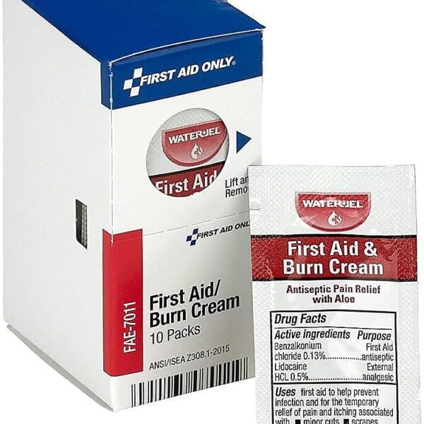 First Aid Only FAE-7011 SmartCompliance Refill Burn Cream Packets, 10 Count