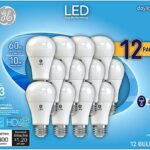 GE Daylight LED 60W Equivalent General Purpose A19 Light Bulbs (12 Pack)