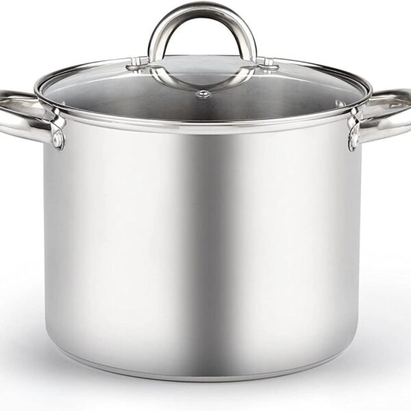Cook N Home 8 Quart Stainless Steel Stockpot with Lid