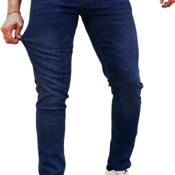 Heyfanee Mens Slim Fit Jeans Stretch Denim Pants for Men