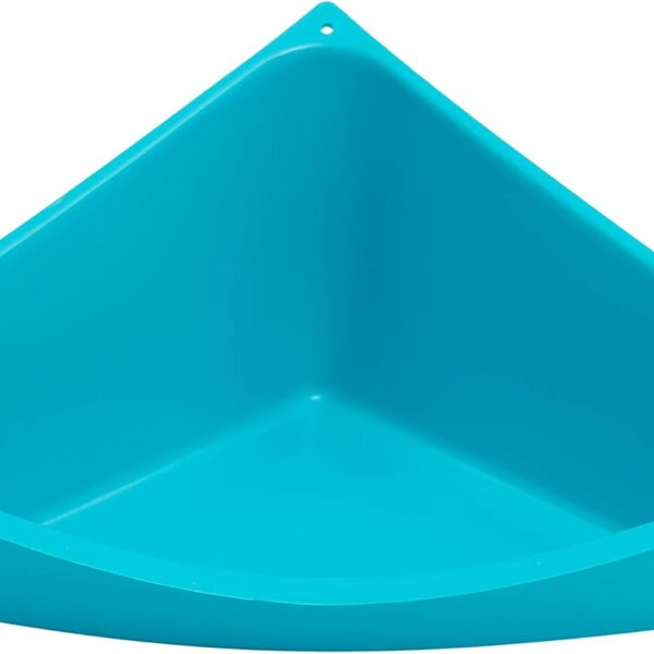 Lixit Corner Litter Pan for Ferrets, Rabbits, Rats, Guinea Pigs and Other Small Animals. (Blue Pack of 1)