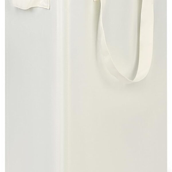 efluky Slim Laundry Basket, Narrow Laundry Hamper with Handles, Collapsible Dirty Clothes Hamper, Tall Laundry Bin for Laundry Room, Dorm and Bedroom, 12.7 Gallons(48L) Beige