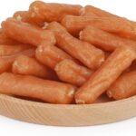 MON2SUN Soft & Chewy Chicken Sausage Dog Treats, 2 Inch, Grain-Free & Gluten-Free Recipe for Training Small to Large Dogs, 10.6 oz