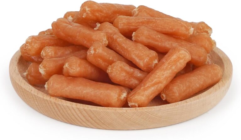 MON2SUN Soft & Chewy Chicken Sausage Dog Treats, 2 Inch, Grain-Free & Gluten-Free Recipe for Training Small to Large Dogs, 10.6 oz