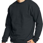 Hanes Men's Sweatshirt, EcoSmart Fleece Crewneck Sweatshirt, Big & Tall Available, 1 or 2-Pack