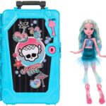 Monster High Skulltimate Secrets Lagoona Blue Doll and Accessories Set, Destination: Gore-geous Oasis with Suitcase and 19+ Surprises Like Clothes