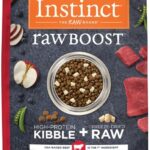 Instinct Raw Boost, Natural Dry Dog Food with Freeze Dried Pieces, High Protein, Grain Free Recipe - Real Beef, 20 lb. Bag