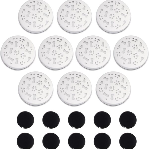 Ink Oil Scent Work Tins - Dog Scent Training Kit - Nosework Detection & Enrichment Scent for Home, Professional Pet Trainers - Reusable Tins with Magnets for Easy Hiding  Bite-Resistant 10 Pcs Set