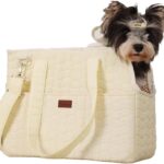 HSC PET Cat Carrier Soft-Sided Pet Small Dog Bag Puppy Purse Traveling Go to Vet,Small Animal Outdoor Function Handbag (Beige2, Large)