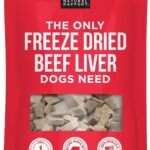 Natural Rapport Beef Liver Dog Treats - The Only Freeze Dried Beef Liver Dogs Need - Grain-Free Beef Bites, Dog Treats for Small and Large Dogs (4 oz.)