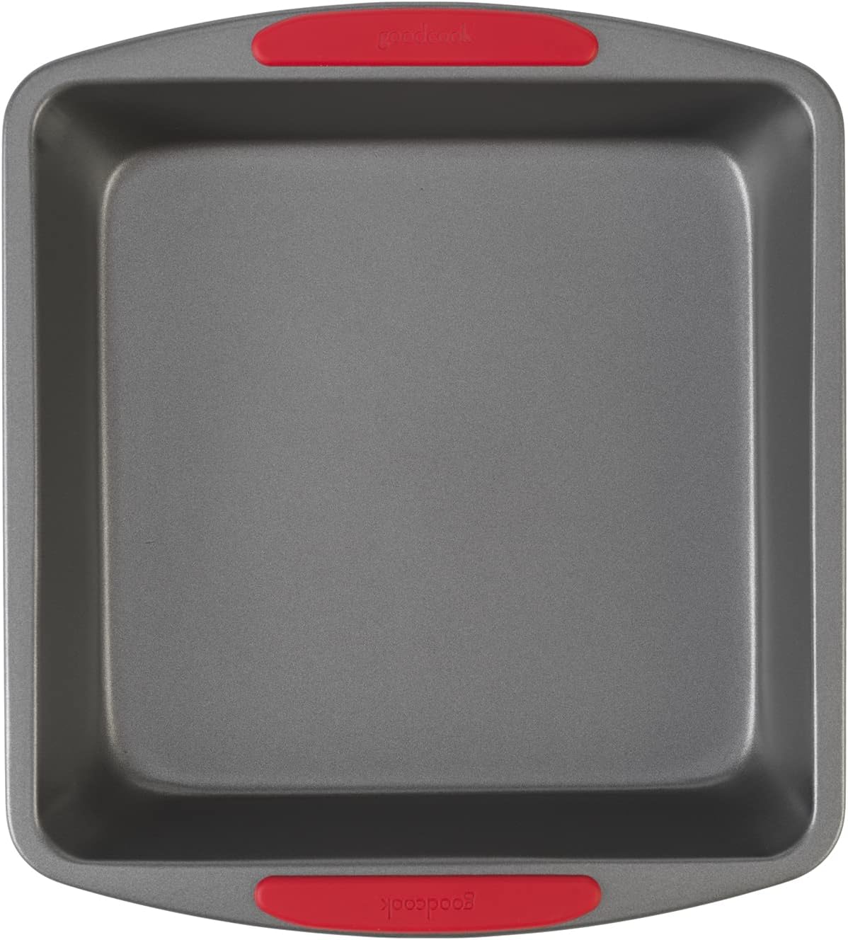 GoodCook MegaGrip Baking Pan with Silicone Grip Handles Square Non-Stick Heavy-Gauge Steel Cake Pan Baking Dish for Brownies Bread Cake Baked Goods & More, Dishwasher Safe, 8x8-Inch, GoodCook MegaGrip Baking Pan with Silicone Grip Handles Square Non-Stick Heavy-Gauge Steel Cake Pan Baking Dish for Brownies Bread Cake Baked Goods & More, Dishwasher Safe, 8x8-Inch,