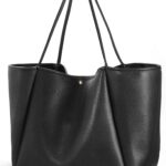 Oversize Pu Leather Tote Women Weekender Bag Shopper Handbag Travel Purse