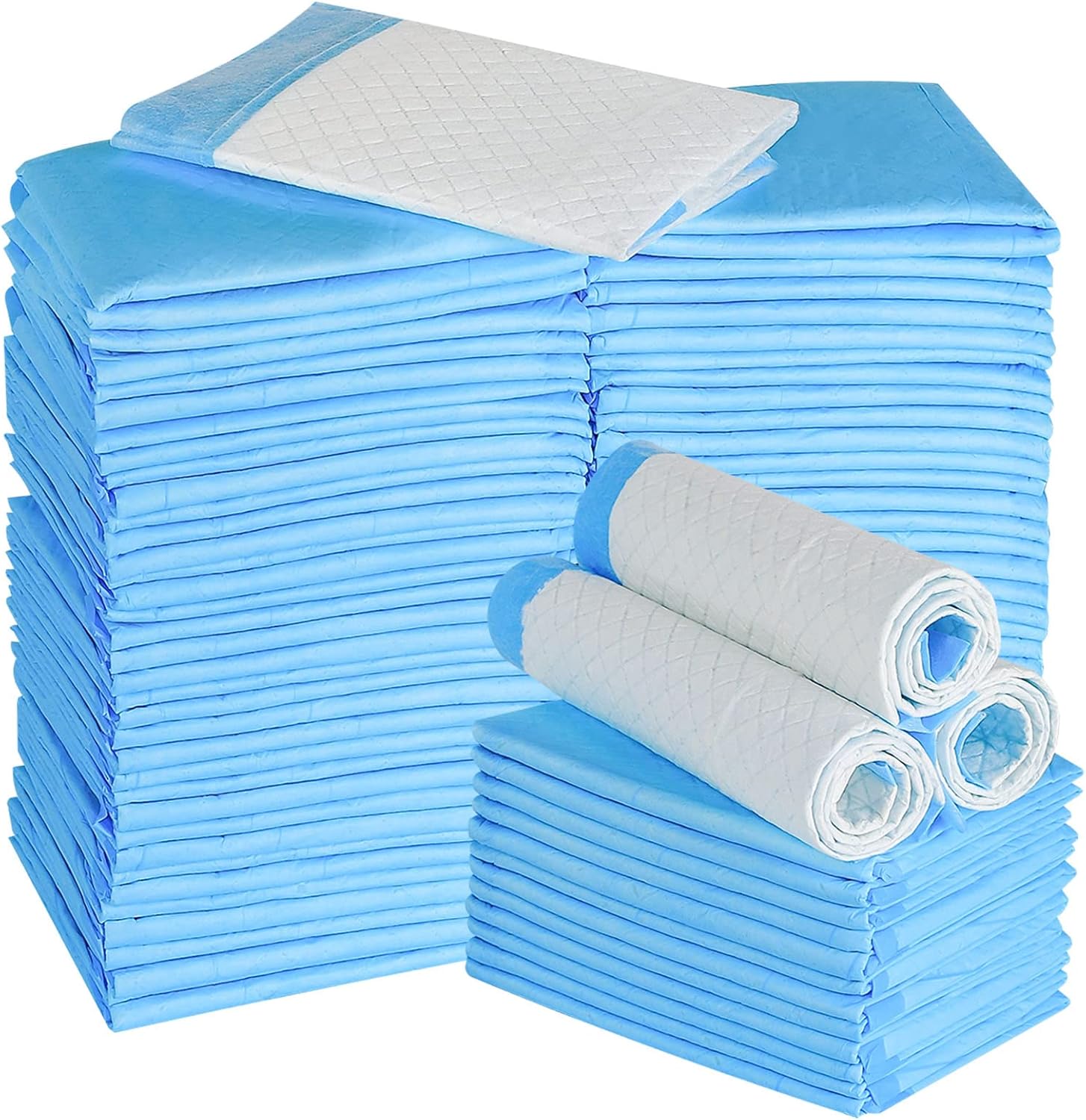 Disposable Puppy Training Pads 100 Count Pee Pads for Dogs, Cats, Rabbits and Guinea Pigs Waterproof Super Absorbent Odour Locking 13 x 18 Disposable Puppy Training Pads 100 Count Pee Pads for Dogs, Cats, Rabbits and Guinea Pigs Waterproof Super Absorbent Odour Locking 13 x 18