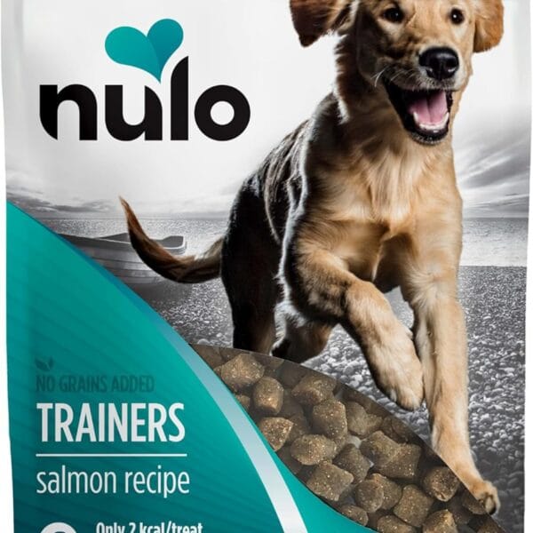 Nulo Trainers Salmon Recipe Grain-Free Low-Calorie Healthy Dog & Puppy Training Treats, 4 Ounce Pouch