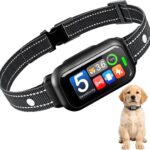Upgraded Dog Bark Collar, NATGOVOD Smart Barking Collar with 5 Modes & 5 Adjustable Sensitivity & Bark Counter, Waterproof Automatic Shock Collar for Small Medium Large Dogs 10-120lbs