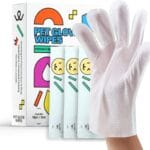Pet Glove Wipes for Dogs and Cats, Cleaning & Deodorizing Grooming Gloves for Daily Care and Traveling, Dog Wipes Washing Gloves Rinse Free, 18 PCS