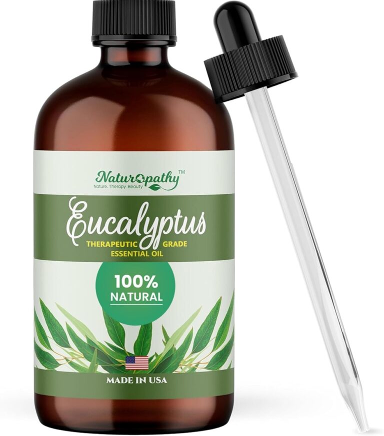 Naturopathy Eucalyptus Essential Oil, Therapeutic Grade, Premium Quality Perfect for Aromatherapy (4 fl oz)