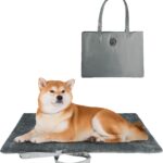 Catalonia Classic Waterproof Dog Mat, Portable Reversible Pet Travel Mat, Pet Cushion Pad with Handle for Small Medium Dogs Cats, Indoor or Outdoor