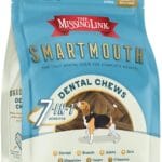 The Missing Link Smartmouth Vet Developed Dental Chew Treats, 7-in-1 Benefits: Healthy Teeth & Gums, Breath, Skin, Joints, Digestion, Heart, Immune System  Small/Medium 15-50lb Dogs, 28 Ct
