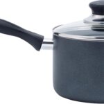 T-fal Specialty Nonstick Handy Pot with Glass Lid 3 Quart Oven Safe 350F Cookware, Pots and Pans, Dishwasher Safe Black