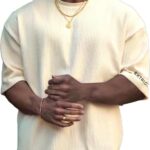 Verdusa Oversized Tshirts for Men Drop Shoulder Cropped Tops Fashion T Shirts Streetwear