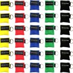 CPR Mask, Disposable CPR Shield Mask Emergency Mask with One-Way Valve Breathing Barrier for First Aid