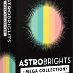 Astrobrights Mega Collection, Colored Cardstock, Punchy Pastel 5-Color Assortment, 320 Sheets, 65 lb./176 gsm, 8.5" x 11" - MORE SHEETS! (91780)