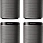 Sonos PLAY:1 Multi-Room Digital Music System Bundle (4 - PLAY:1 Speakers) - Black (Renewed)