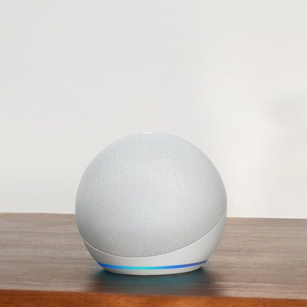 Amazon Echo Dot (newest model) - Vibrant sounding speaker with Alexa+ Early Access, Great for bedrooms, dining rooms and offices, Glacier White