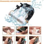 Dog Grooming Kit Pet Shaver Clippers Low Noise Rechargeable Cordless Electric Quiet Hair Clippers Set for Dogs Cats Pet