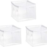 Amazon Basics Clear Zippered Organizers, 3-Pack