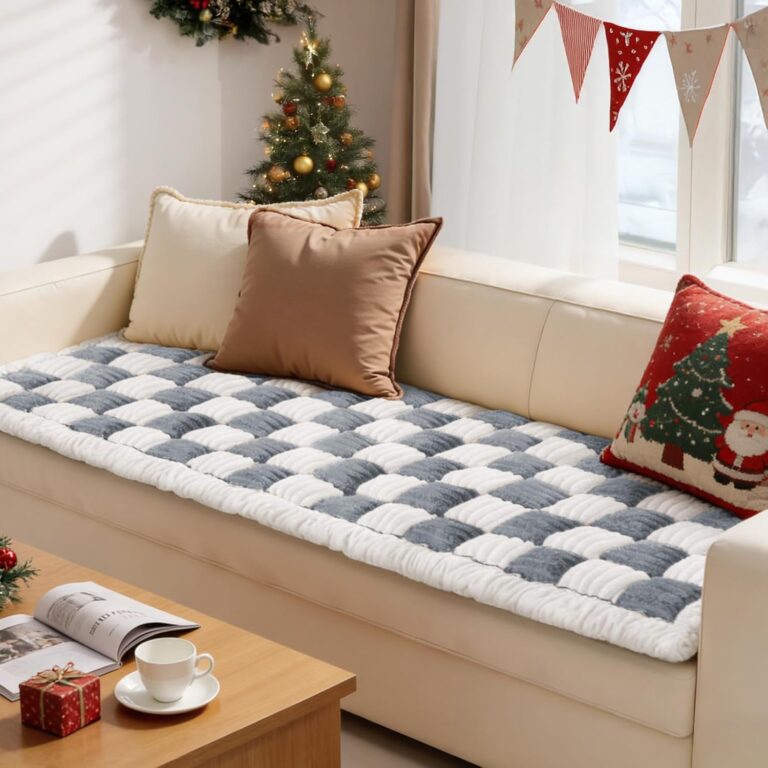 Couch Cushion Cover for dogs Sofa Cover Washable Pet Love Seat Couch Covers for Sofa Slipcovers Couch Protector Blanket for Dog Sofa Cushion Covers for Pet Washable Pad Blue Grey 70x180cm/27.6x70.9in