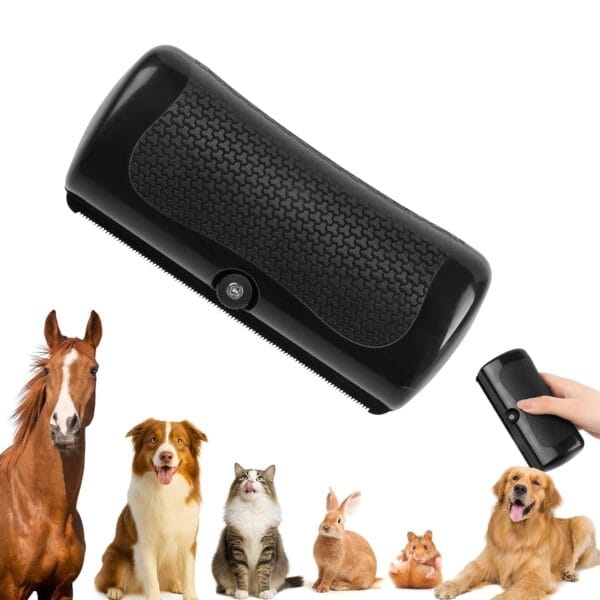 Groompro Deshedding Brush for Pets Easy Hair Removal ToolDog Brush for SheddingFurminator for DogsCats, Rabbits, Horses