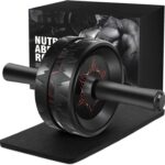 AB Roller Wheel - Ab Roller for Abdominal Workout and Core Strength Training, Portable Ab Wheel Roller Exercise for Men Women Fitness Lover, No Noise Ab Wheels with Thick Knee Pad for Home Gym &Travel