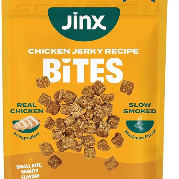 Jinx Chicken Bites Jerky Dog Treats - Soft & Chewy, All Natural Dog Jerky Treats with Cage-Free Chicken - Pet Products for All Dogs (Puppies, Adults & Seniors) - 5oz