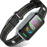 Dog Bark Collar, Bark Collar for Large Medium Small Dogs, Rechargeable Anti Bark Collar with 4 Barking Training Modes & 8 Level Sensitivity Adjustable Beep Vibration