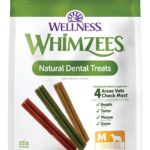 Whimzees Wellness Stix Dog Dental Treats, Natural Chews, Medium Size Stick, (14 Count)